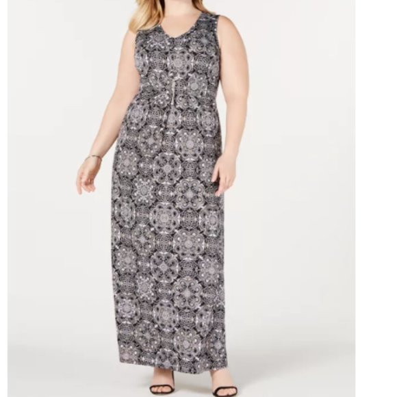 NY Collections Dresses & Skirts - NWT NY Collection Necklace Maxi Dress Plus 1X